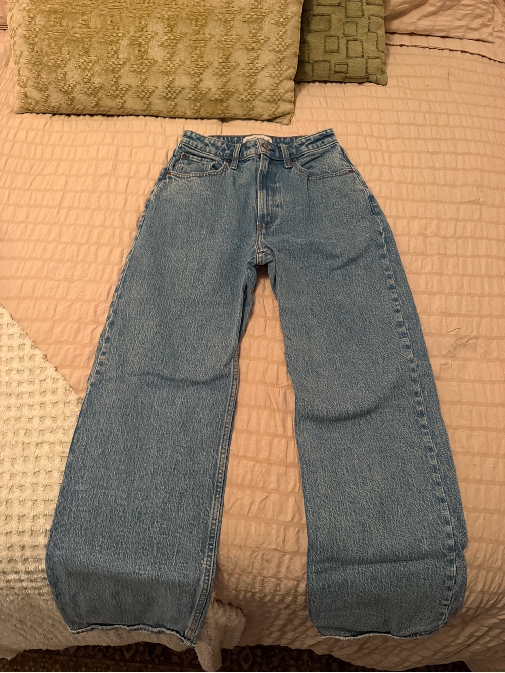Abercrombie & Fitch Light Blue High-Rise Jeans